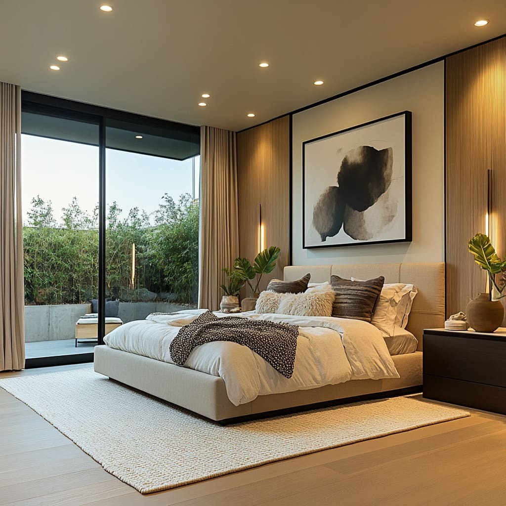 Modern bedroom interior design